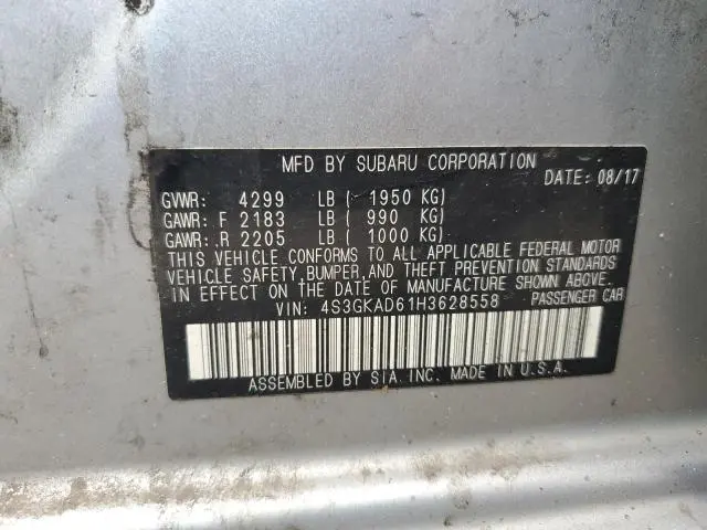 2017 SUBARU IMPREZA PREMIUM PLUS  