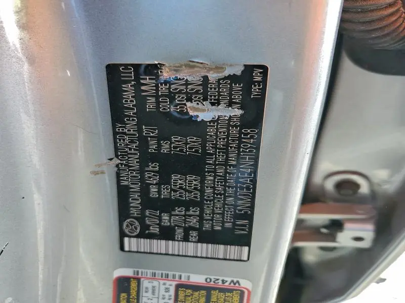 2022 HYUNDAI TUCSON LIMITED  