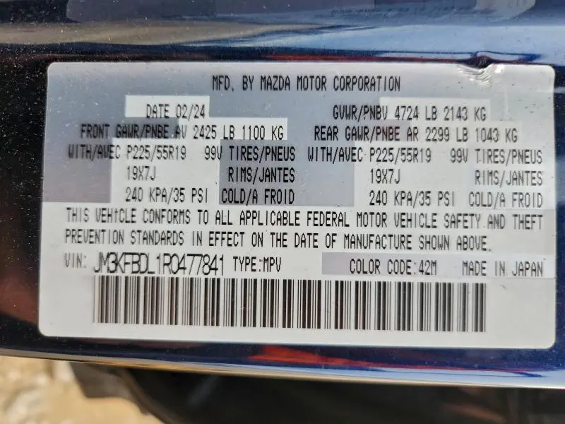 2024 MAZDA CX-5 PREMIUM  