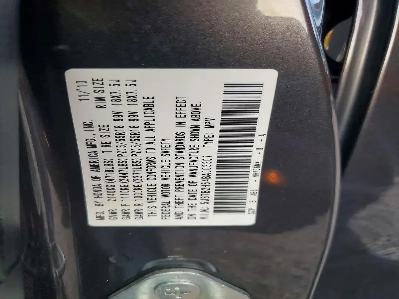 2011 ACURA RDX TECHNOLOGY  