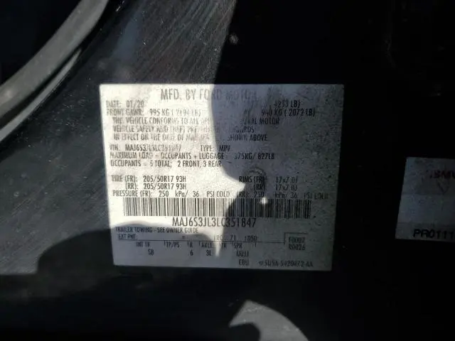 2020 FORD ECOSPORT SES  