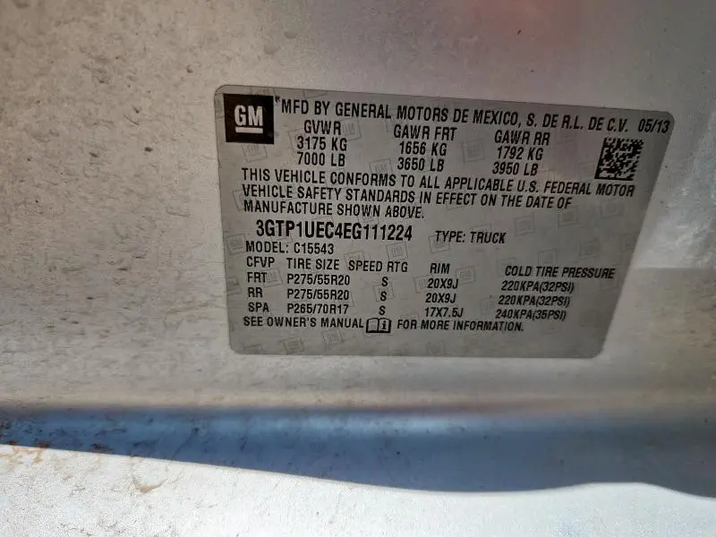 2014 GMC SIERRA C1500 SLE  