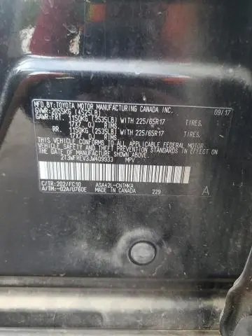 2018 TOYOTA RAV4 ADVENTURE  