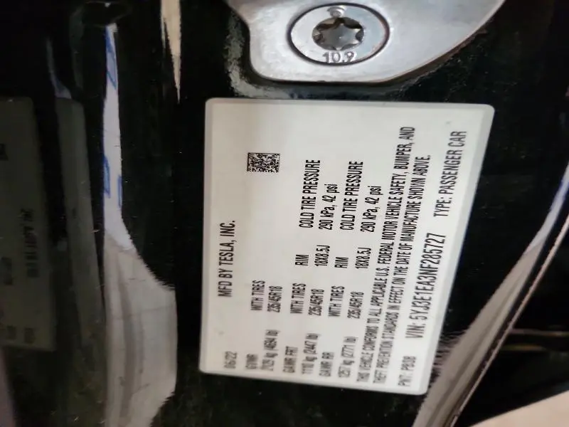 2022 TESLA MODEL 3   