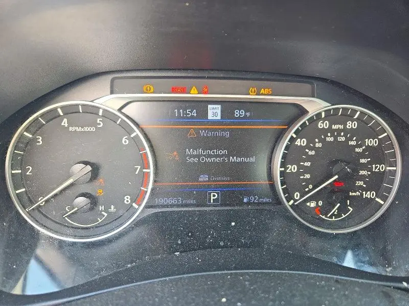 2019 NISSAN ALTIMA PLATINUM  