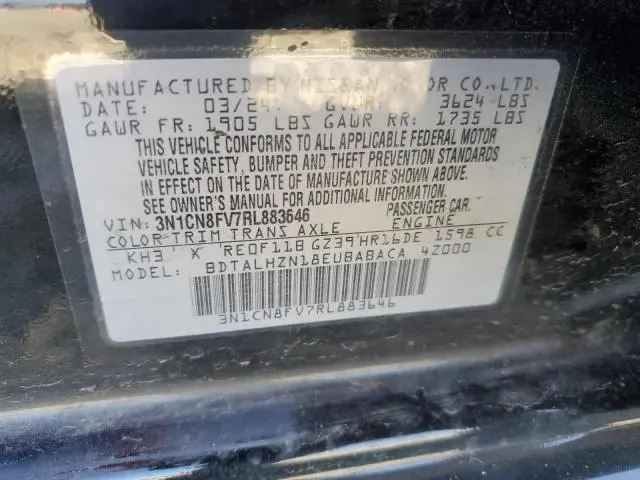 2024 NISSAN VERSA SR  