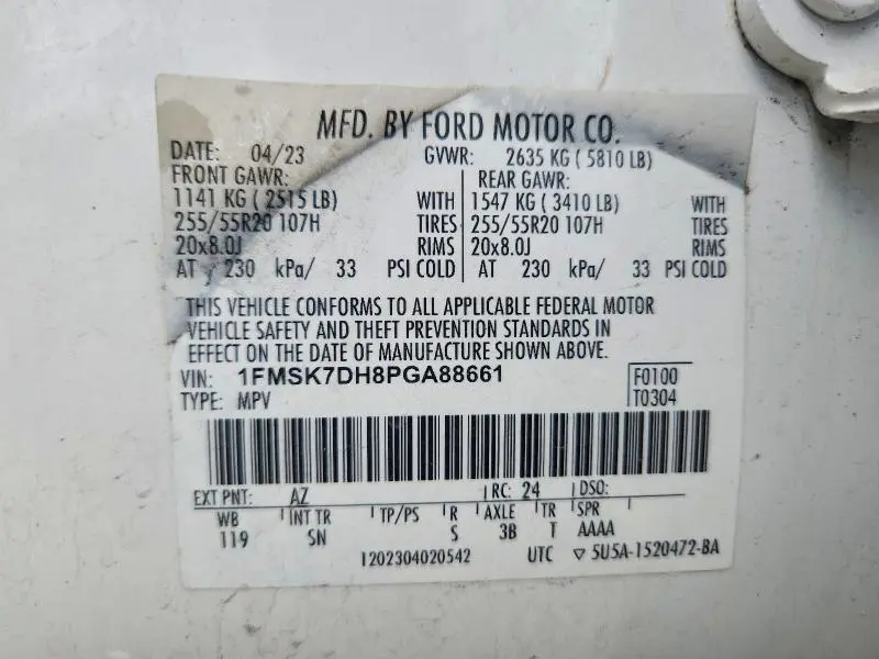 2023 FORD EXPLORER XLT  