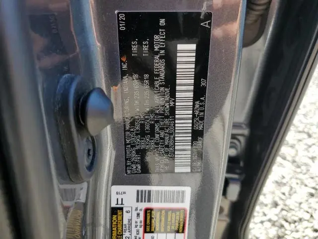 2020 TOYOTA HIGHLANDER L  