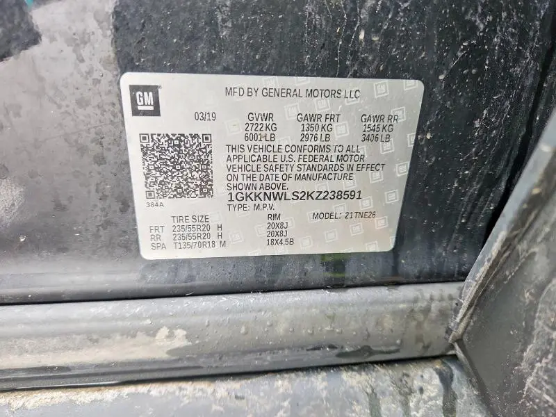 2019 GMC ACADIA SLT-2  