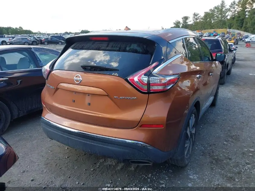 2015 NISSAN MURANO PLATINUM