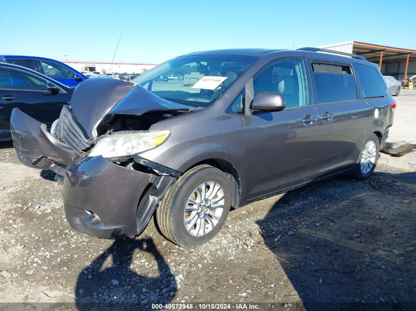 2013 TOYOTA SIENNA XLE V6 8 PASSENGER