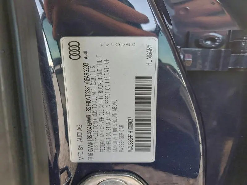 2017 AUDI A3 PREMIUM  