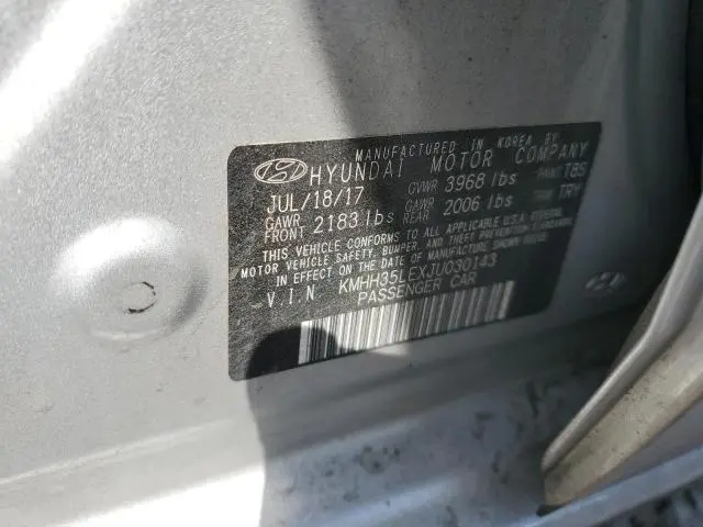 2018 HYUNDAI ELANTRA GT 