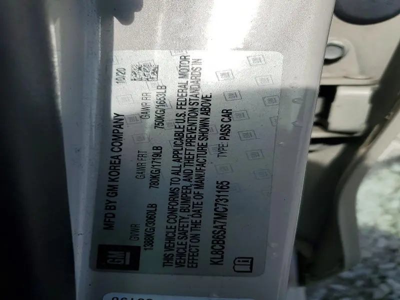 2021 CHEVROLET SPARK LS  