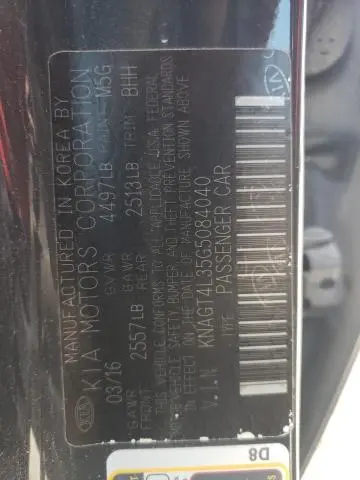 2016 KIA OPTIMA LX  
