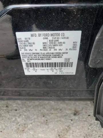 2018 FORD EDGE TITANIUM  