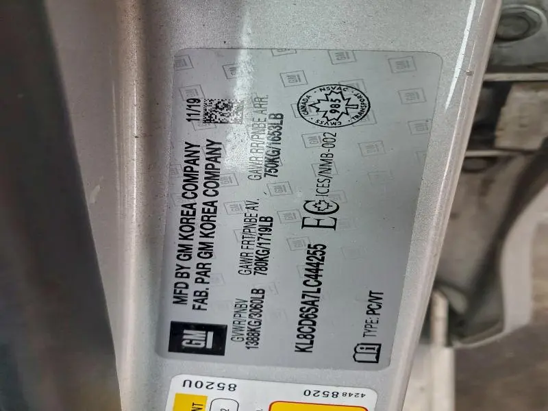 2020 CHEVROLET SPARK 1LT  