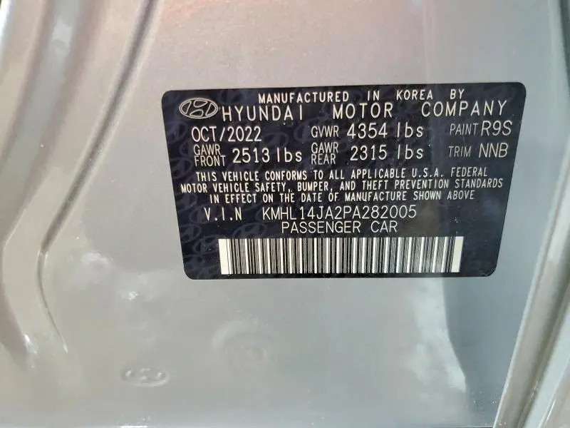 2023 HYUNDAI SONATA SEL  