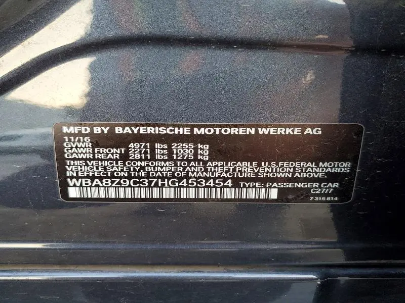 2017 BMW 330 XIGT  
