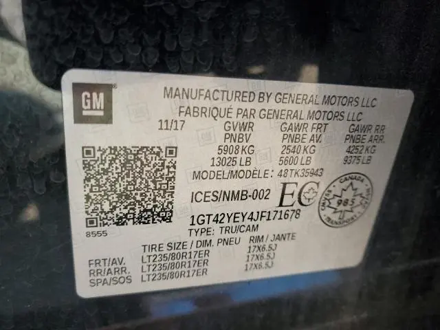 2018 GMC SIERRA K3500 DENALI  