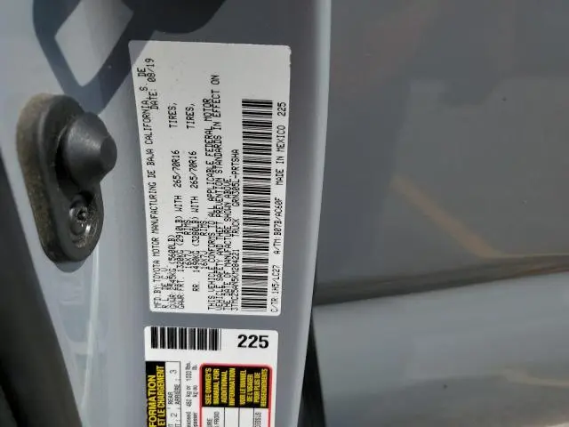 2019 TOYOTA TACOMA DOUBLE CAB  