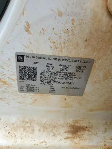 2018 CHEVROLET SILVERADO K1500 LTZ