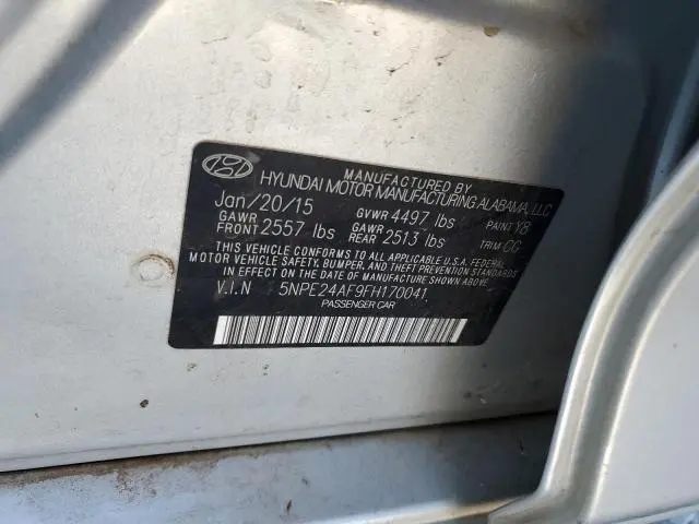 2015 HYUNDAI SONATA SE  