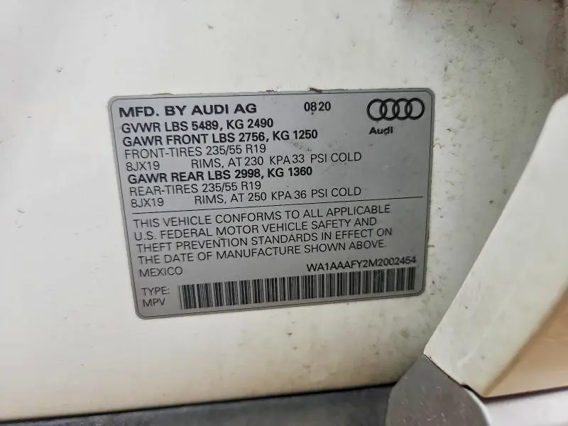 2021 AUDI Q5 PREMIUM  