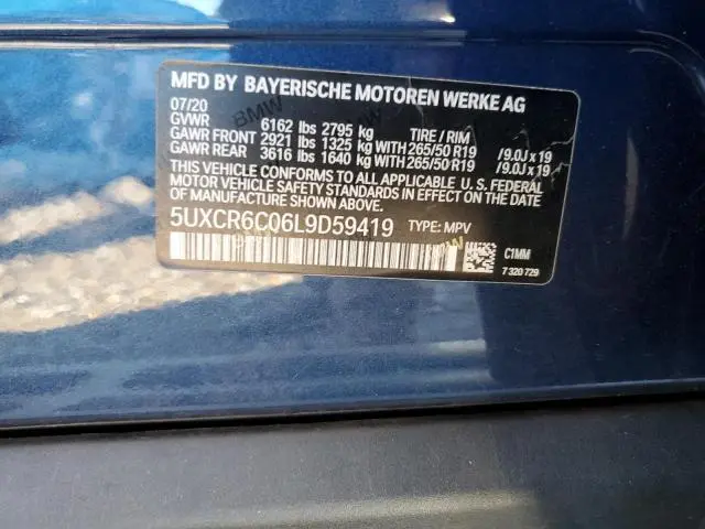 2020 BMW X5 XDRIVE40I  