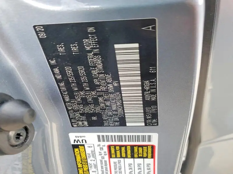 2021 TOYOTA HIGHLANDER HYBRID LIMITED  