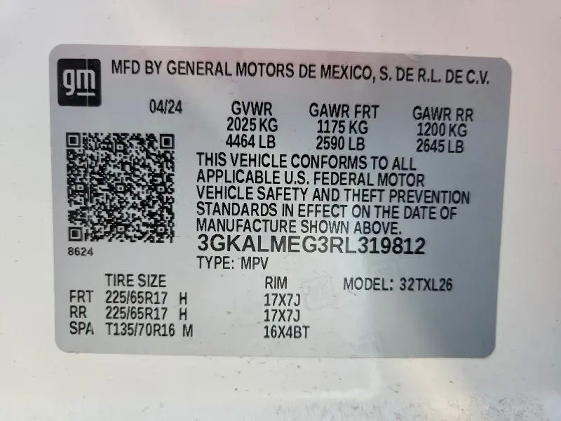 2024 GMC TERRAIN SLE  