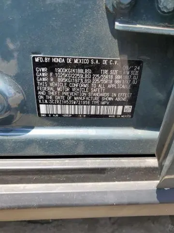 2025 HONDA HR-V SPORT  