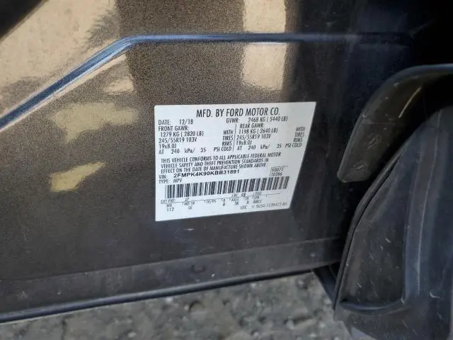 2019 FORD EDGE TITANIUM  