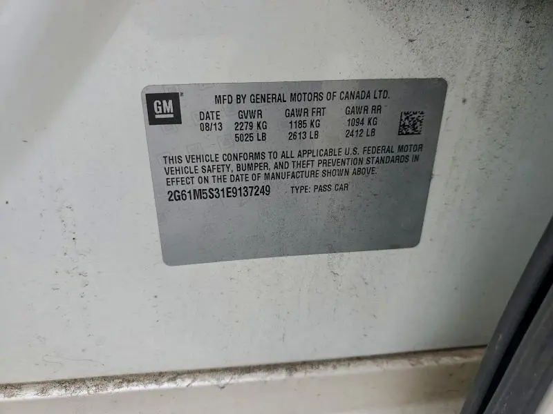 2014 CADILLAC XTS LUXURY COLLECTION  