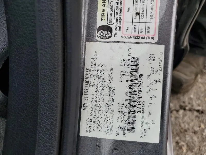 2011 FORD FUSION SE  
