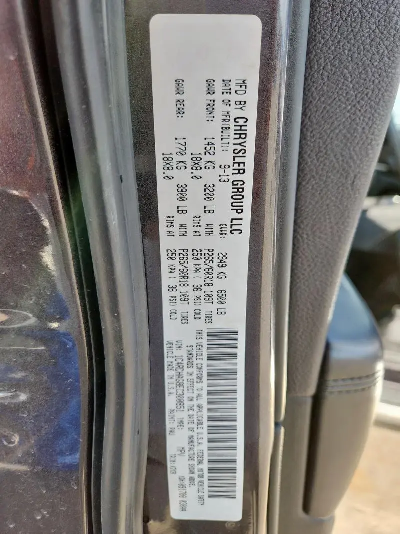 2014 DODGE DURANGO SXT  