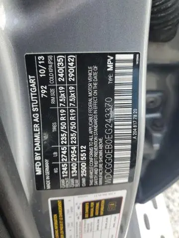 2014 MERCEDES-BENZ GLK 250 BLUETEC  