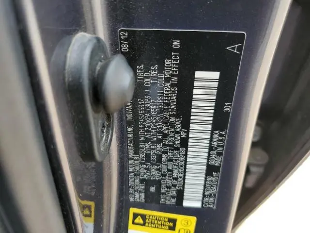 2012 TOYOTA HIGHLANDER BASE  