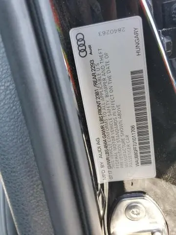 2018 AUDI A3 PREMIUM