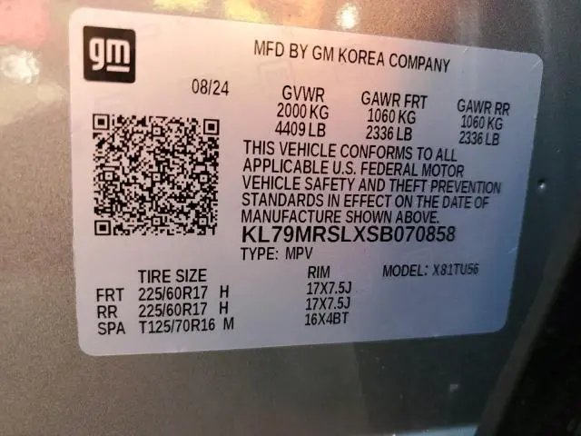 2025 CHEVROLET TRAILBLAZER LT  