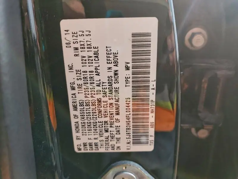 2015 ACURA RDX TECHNOLOGY  