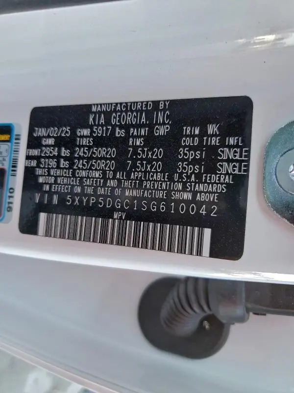 2025 KIA TELLURIDE SX  