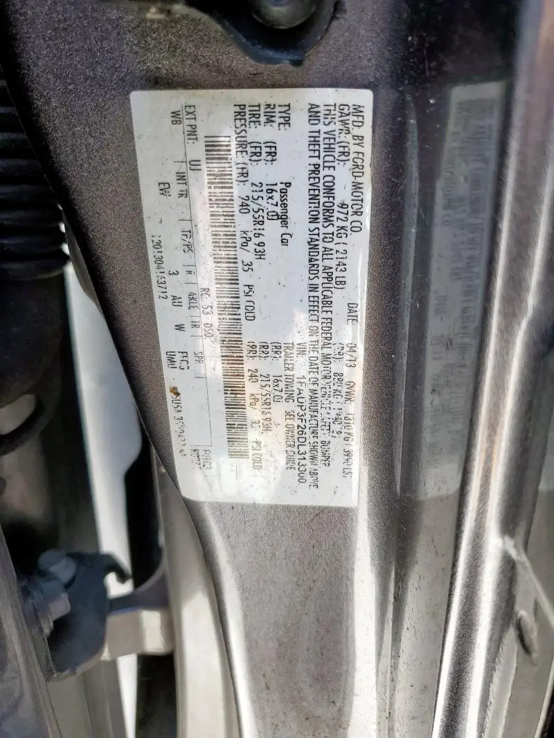 2013 FORD FOCUS SE  