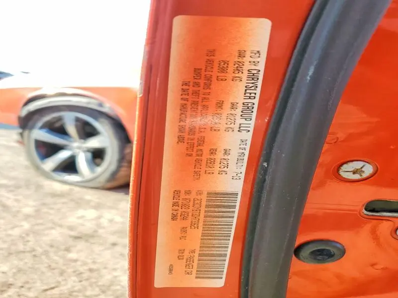 2013 DODGE CHALLENGER R/T  