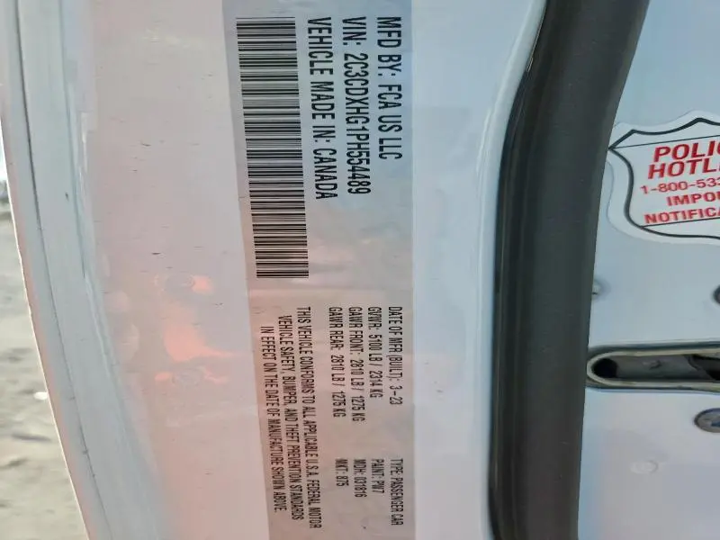 2023 DODGE CHARGER GT  