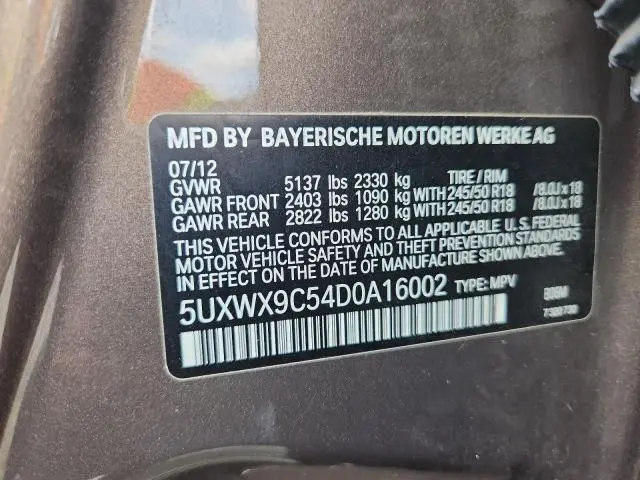 2013 BMW X3 XDRIVE28I  