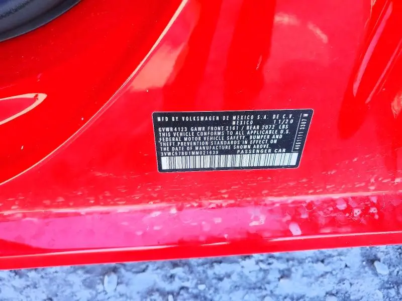 2021 VOLKSWAGEN JETTA S  