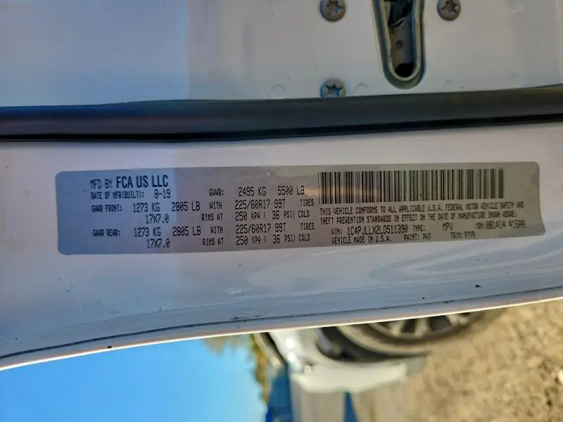 2020 JEEP CHEROKEE LATITUDE PLUS  