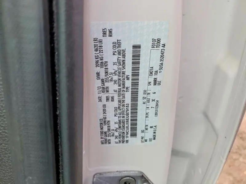 2014 FORD ESCAPE TITANIUM  