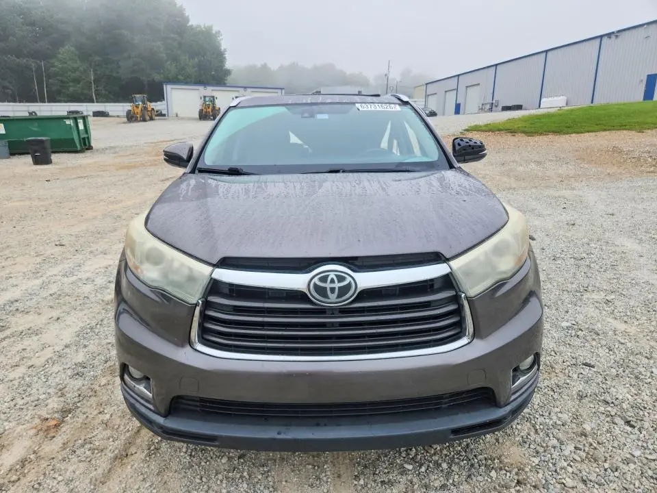 2015 TOYOTA HIGHLANDER LIMITED PLATINUM  